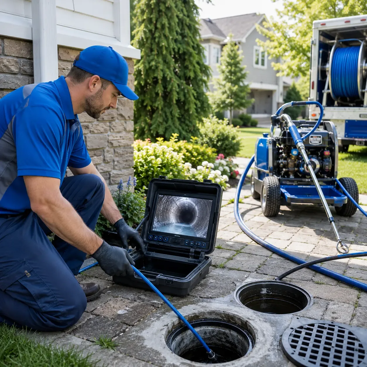 Outdoor drain cleaning professionals serving Eagle, AK